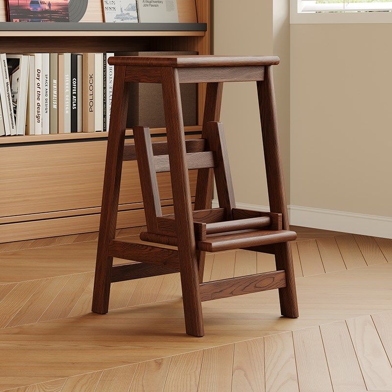 实木梯凳家用可折叠多功能两用楼梯凳子加厚人字步梯登高梯步梯凳,住宅家具,梯凳,淘宝优惠券,粉丝福利购,淘宝优惠卷