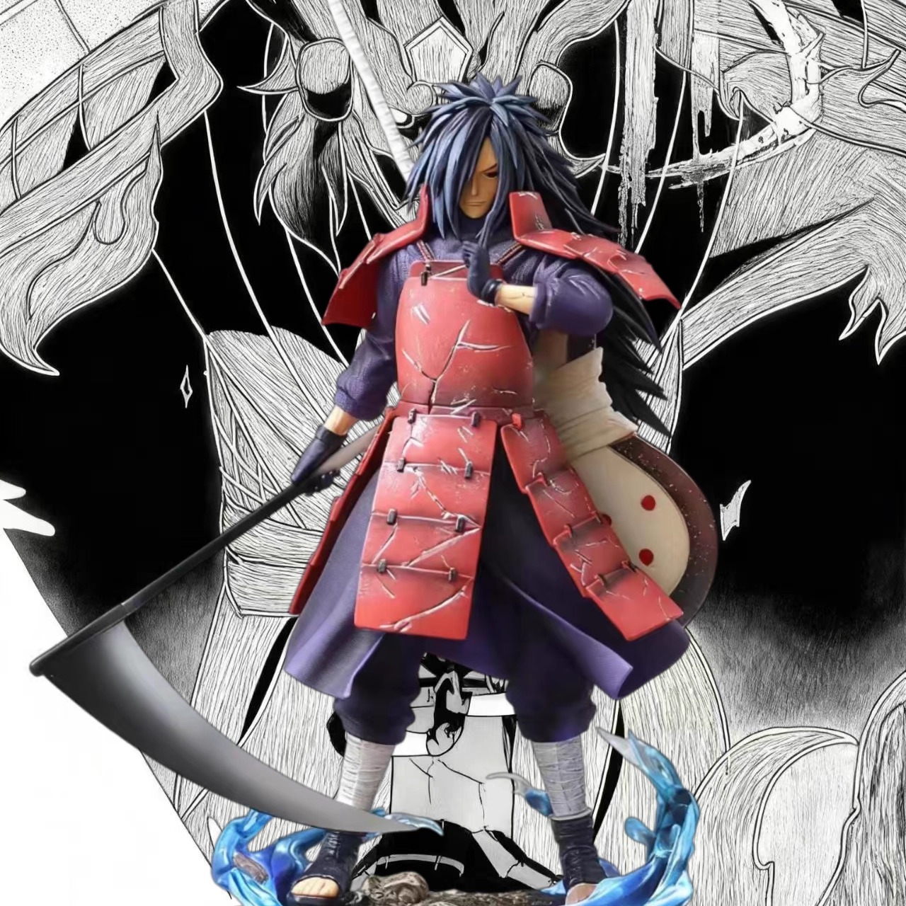 火影忍者宇智波斑秽土转生手办