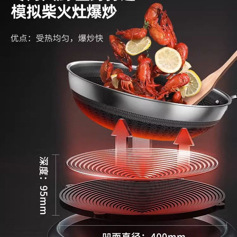 商用电磁炉00w凹面猛火大功率饭店食堂工地商业电炒灶台5KW爆炒