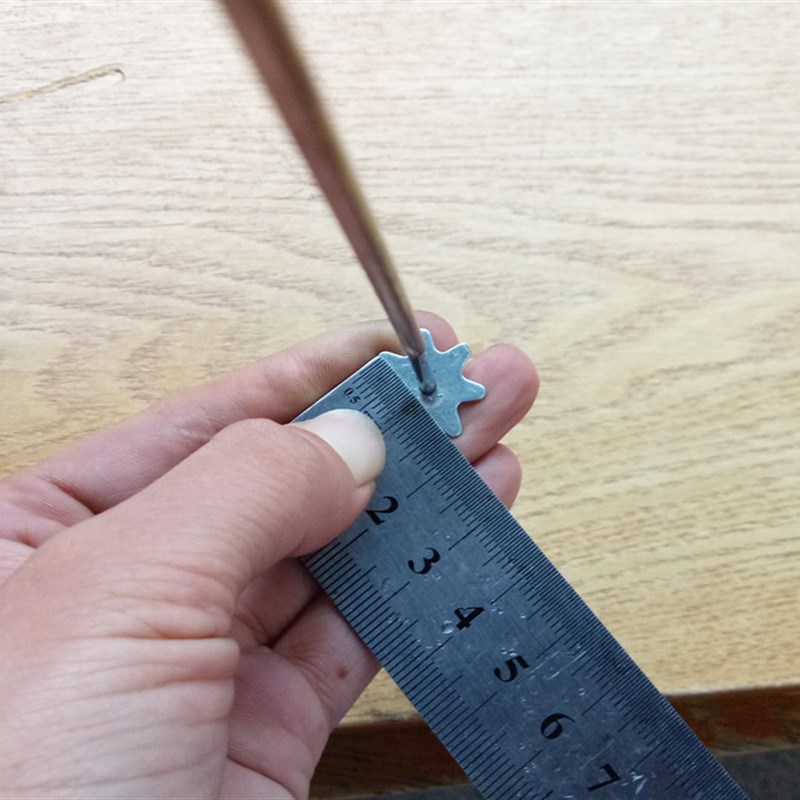 cm自动旋转烧烤机专用签子齿轮翻转炉签子鸡翅钎不锈钢叉全翻滚