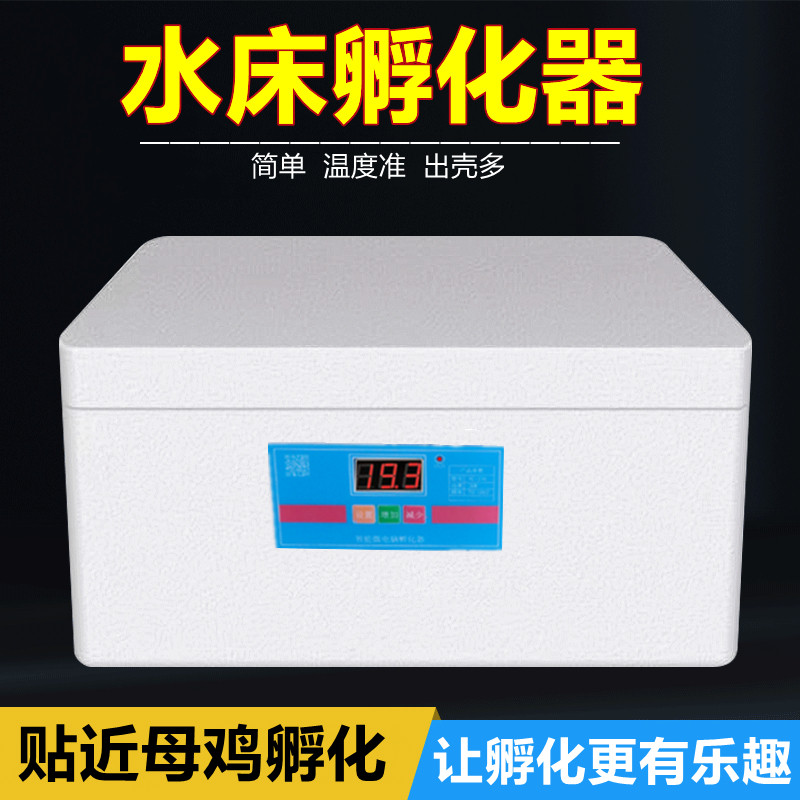 水床孵化机孵化器家用芦花鸡鹌鹑宠物迷你鸡受精可孵化泡沫恒温箱