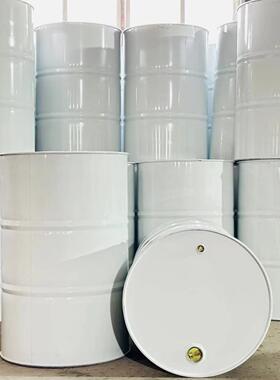 厂家供应200L白色烤漆桶 200kg铁桶金属桶闭口桶
