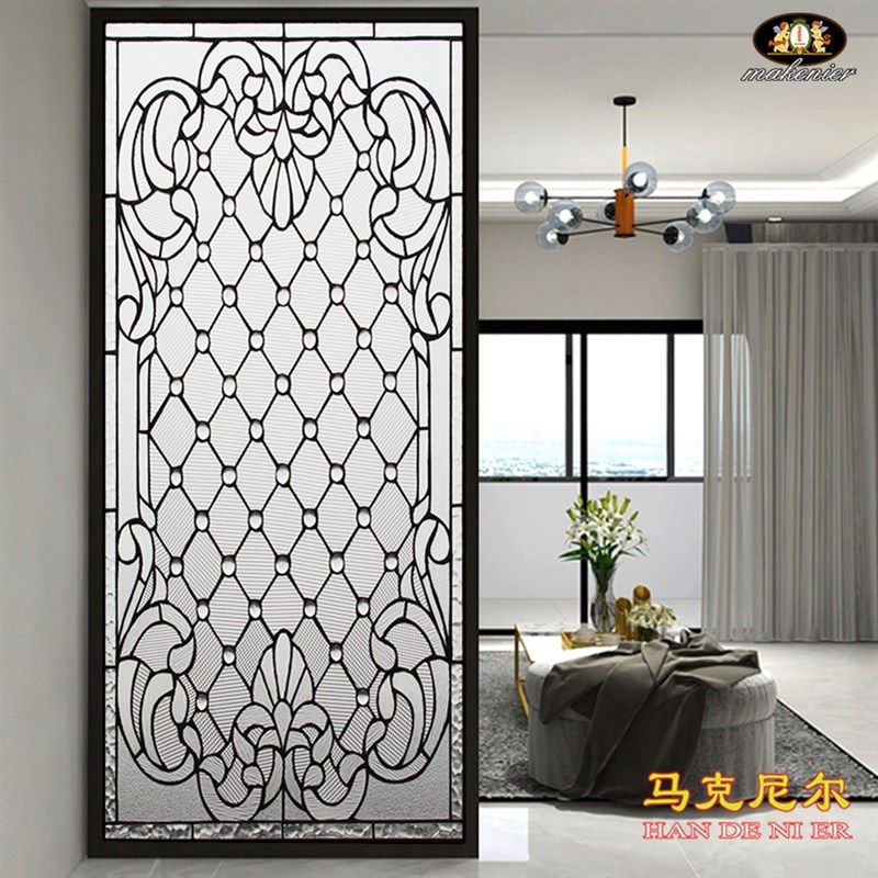 定制透光不透明玄关隔断推拉门窗镶嵌复古欧式蒂凡尼教堂艺术玻璃,基础建材,艺术玻璃,淘宝优惠券,粉丝福利购,淘宝优惠卷