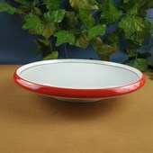 陶瓷深盘子家用菜盘饭盘浅汤盘果盘酒店饭店餐厅陶瓷高脚圆盘