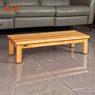 尚田实木长凳脚踏凳矮木质洗澡凳防滑放水浴室凳踩高脚踏门厅凳子