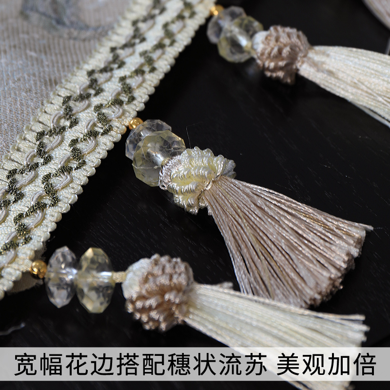 茶几桌布布艺长条欧式家用台布长方形茶几垫桌垫电视柜防尘罩盖布