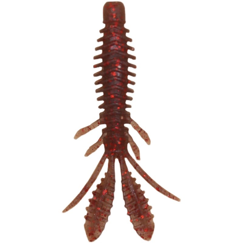 路亚软饵黑坑鲈鱼鳜鱼专用假饵东鼎内德浮水虾软饵蜉蝣虾铅倒钓饵