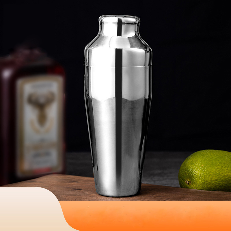 500ML两段式调酒器不锈钢雪克杯摇酒器具加厚酒吧调酒专用工具