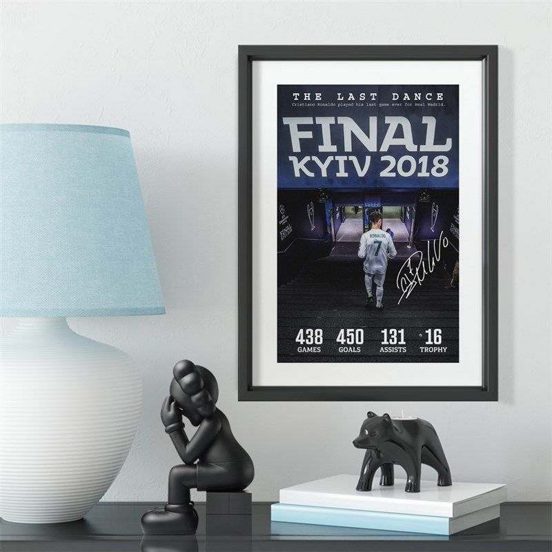 C罗皇马最后一战背影款实木装饰相框照片墙桌摆挂框摆件酒吧壁画,家居饰品,相框/画框,淘宝优惠券,粉丝福利购,淘宝优惠卷