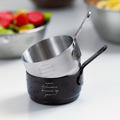 带耳不锈钢酱料碟酱料杯沙拉果酱汁碗调料碟烤肉蘸料碟子餐具醋碟