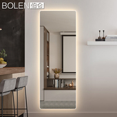 BOLEN 智能穿衣镜led全身镜带灯家用试衣镜贴墙壁挂触摸屏发光镜