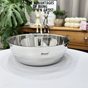 沙拉盆凉拌菜烘焙打发奶油和面盆 10不锈钢盆 自留款
