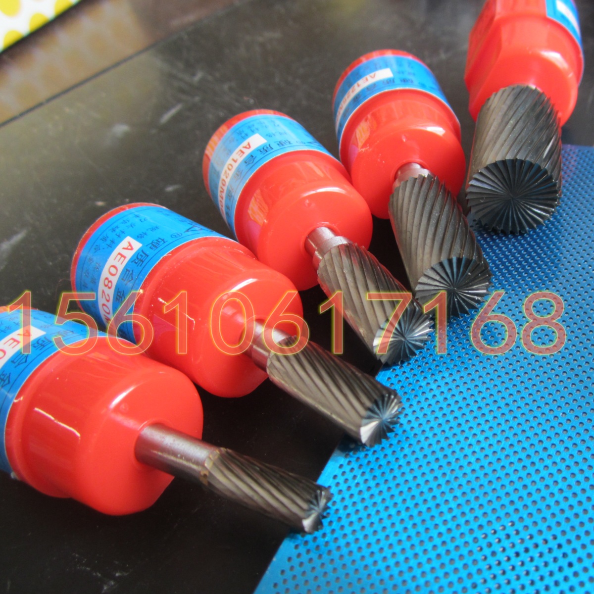 金鹰硬质合金旋转锉AE06/08/10/12/16/圆柱形带端刃铣刀钨钢磨头