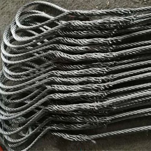 钢丝绳吊索具起重工具14mm16mm18mm20mm纯手工压插编头双扣钢丝绳