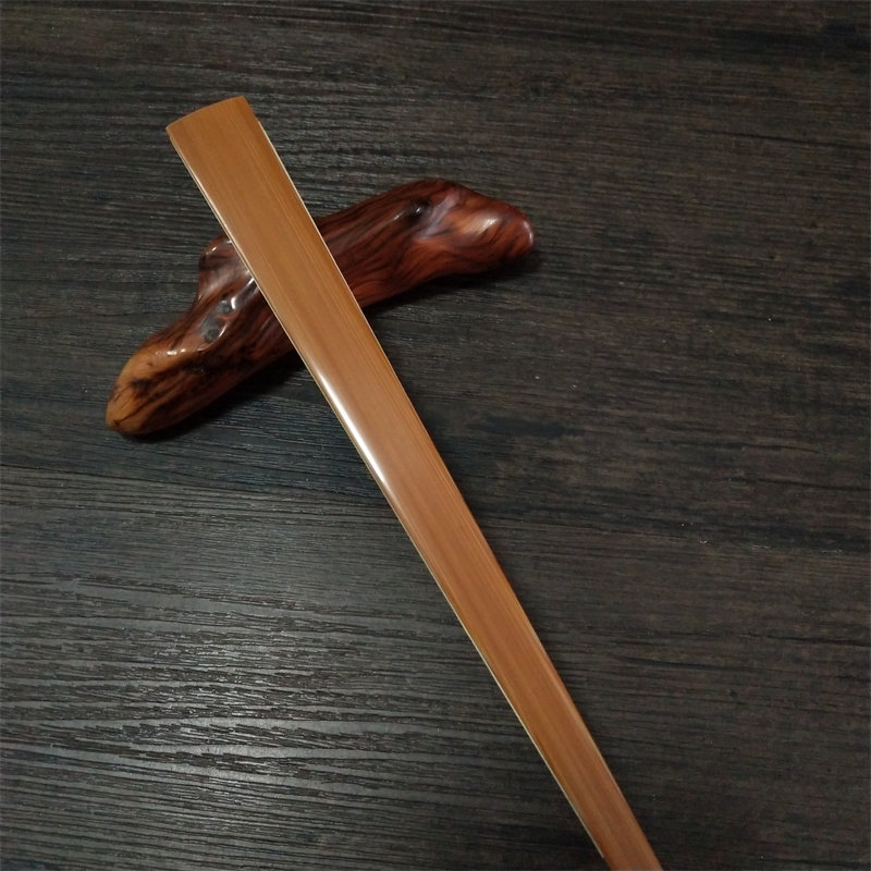 老艺人制作9.5寸水磨老料玉竹暗钉文玩折扇工艺扇子扇骨镜面复古