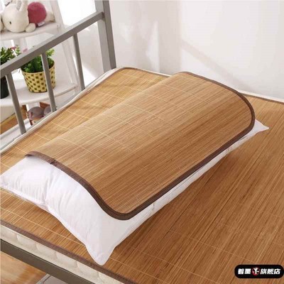 凉席枕头套一对装家用冰丝草席单人学生单个竹席枕头片凉垫夏季