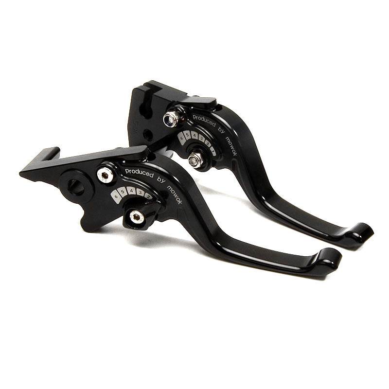 适用无极RR525 2023年款改装铝合金短款两指竞技刹车离合手把牛角