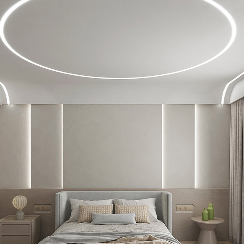 LED硅胶灯带嵌入式12V24伏低压软套管柔性线型灯条防水线性灯带槽