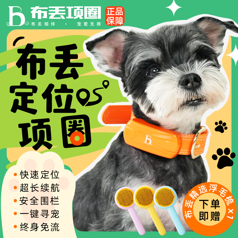 布丢宠物定位项圈精准定位
