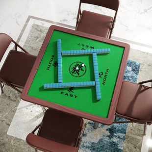 麻将桌家用折叠简易四方桌子宿舍手搓棋牌桌可携式小型麻雀枱面板