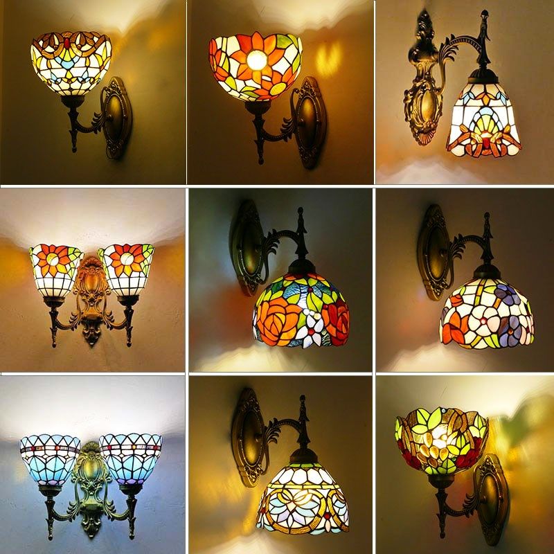 欧式浪漫田园玄关过道卧室床头壁灯电视背景墙客厅多色节能LED灯,家装灯饰光源,镜前灯/化妆补光灯,淘宝优惠券,粉丝福利购,淘宝优惠卷