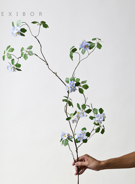 仿真小碎花藤蔓自然系家居装饰插花花艺大号花材空间造型摆件道具
