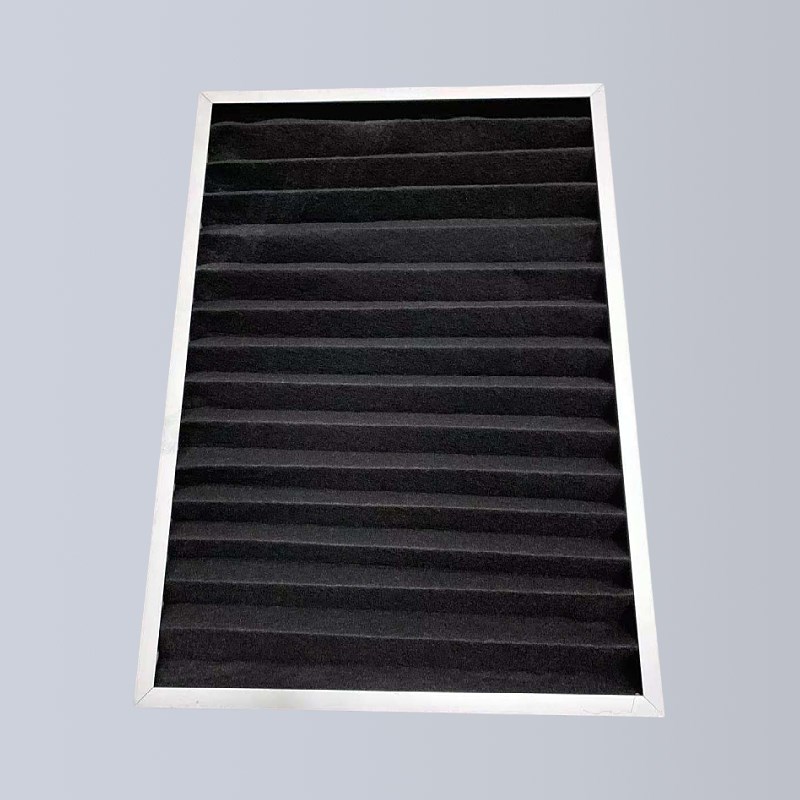 供应板式活性炭空气过滤器废气处理排风箱过滤网折叠式活性炭插片