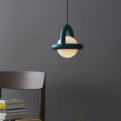 创意圆球艺术长线气球小吊灯丹麦设计师主卧室床头灯咖啡厅吧台