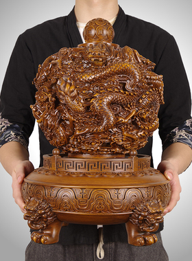 九转乾坤鼎摆件招财聚宝盆办公室桌面装饰品乔迁公司店铺开业贺礼