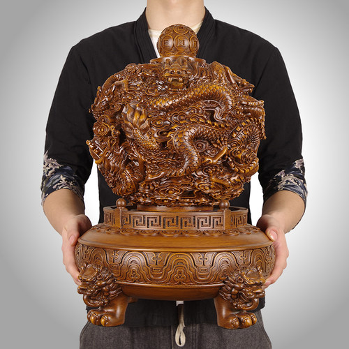 九转乾坤鼎摆件招财聚宝盆办公室桌面装饰品乔迁公司店铺开业贺礼