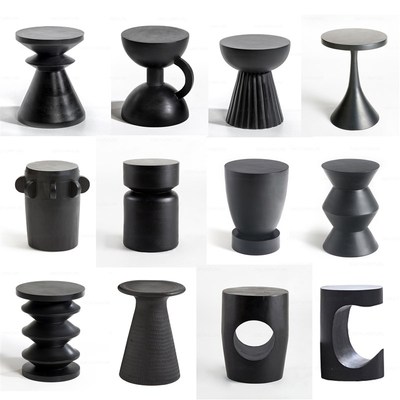 idao宜道个性设计师客厅沙发茶几墩子边几床头柜坐凳艺术简约装饰