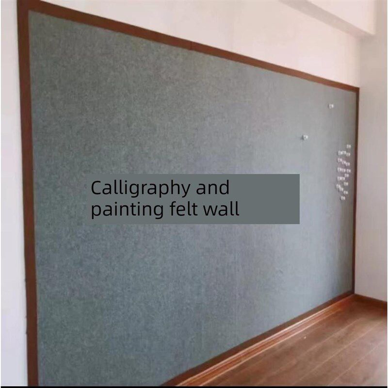 毛毡墙贴磁吸性书画磁力磁性磁性书法展示教学磁铁固定国画墙纸