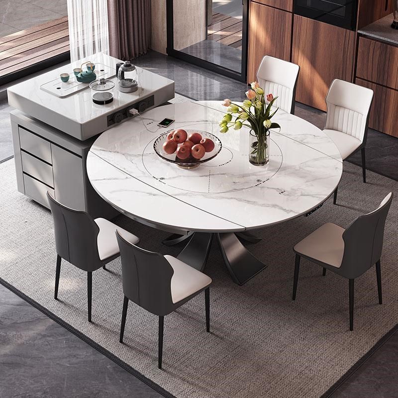 杰格森花瓣岛台餐桌2025新款电磁炉方圆两用伸缩餐桌移动岛台茶桌,住宅家具,岛台餐桌,淘宝优惠券,粉丝福利购,淘宝优惠卷