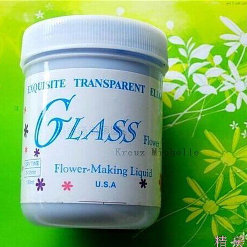 传统造花液老色卡自然凉干.进口造花液200ML/手工花材料花瓣好蘸