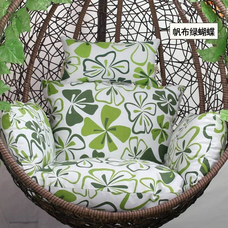 摇篮椅吊椅坐垫子吊篮藤椅靠垫单人可换洗拆洗鸟巢秋千吊兰垫加厚