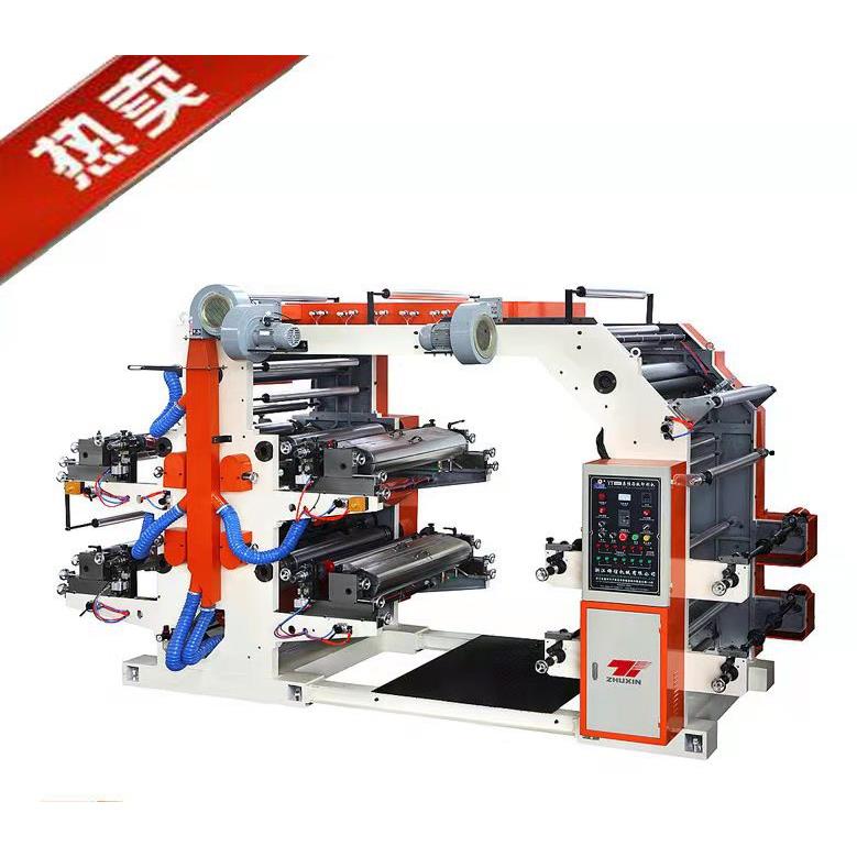 厂家直销四色柔印机凸版印刷机编织袋印刷机树脂版印刷机厂家制造