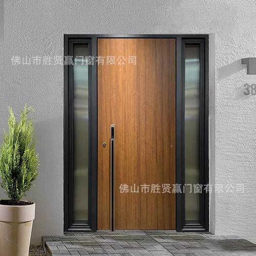 自建玻璃入户门别墅大防盗门转轴户门偏轴子母门庭院进门房MAGA-1