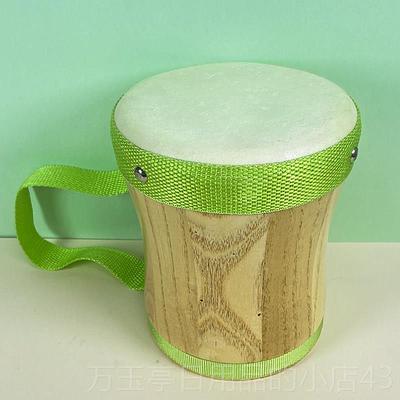 高档邦戈鼓制奥尔乐器鼓夫木幼园早教儿童敲打击羊皮手拍鼓印儿第