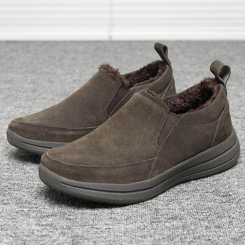高档走冬暖季一脚蹬加雪绒舒棉鞋男保加厚男鞋低帮地靴中老年爸爸,流行男鞋,时尚雪地靴,淘宝优惠券,粉丝福利购,淘宝优惠卷
