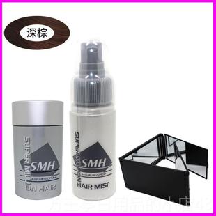 高档日本迷发发纤丽维粉增发遮秃顶浓发宝密际补头发量神器发线粉