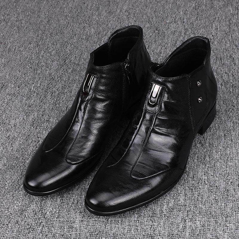 高档马2024新款士小尖头休闲皮鞋英伦侧拉链高男帮常日百搭切尔西,流行男鞋,切尔西靴,淘宝优惠券,粉丝福利购,淘宝优惠卷