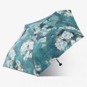 高档歌超日轻便太阳伞遮阳防晒小巧便携姿铅笔伞雨伞系羽毛晴伞碳