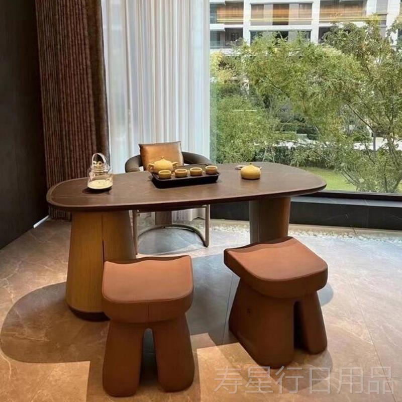 正品新中式茶台实木几黑胡桃木轻椅奢现高级感简约家茶代用泡茶桌