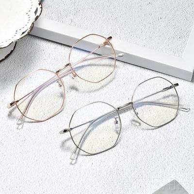 正品防度辐射近视眼镜女边多形超轻有数眼睛框镜架男抗光蓝护目平