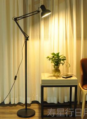 正品落地灯客厅卧室书风房现代简约网红极桌简轻insLED遥控立式台