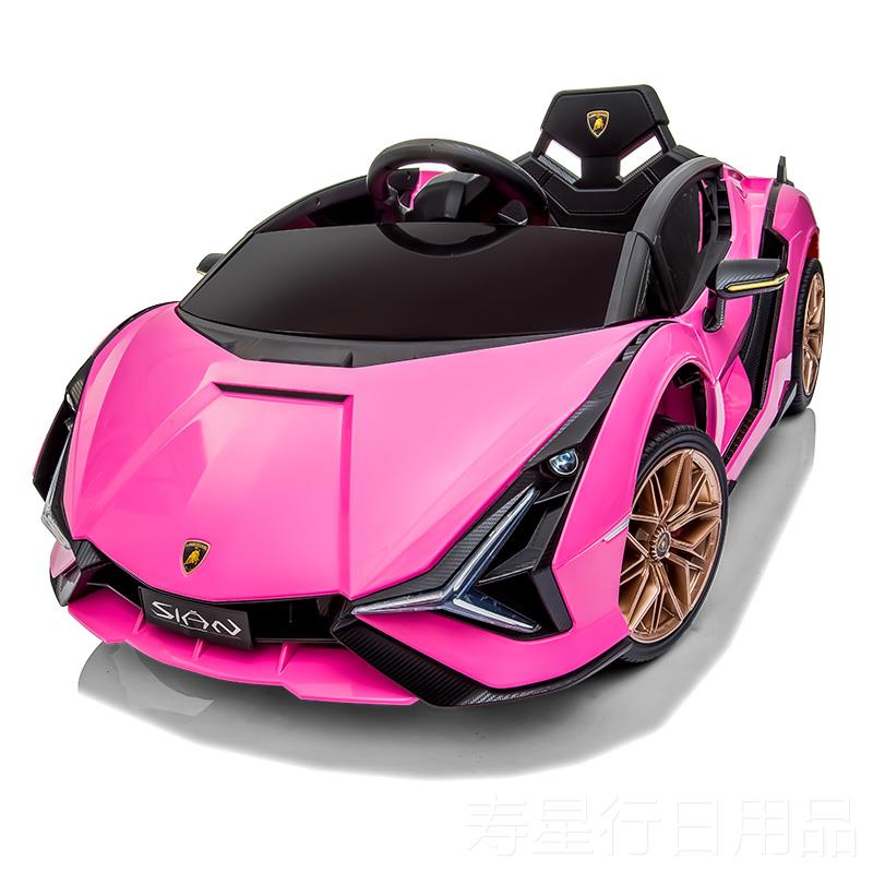 正品玩兰博基尼儿童电动车男四轮汽车孩女宝宝儿童车小孩孩可坐人