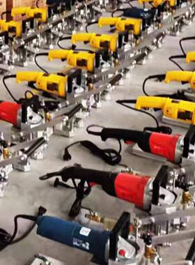 材背栓干挂打孔机4100W手提得伟角石磨机869背栓钻孔里外小开大孔