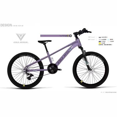 山公地车自行车儿0童男车女式变速单双碟刹路96减震2寸/22寸越野