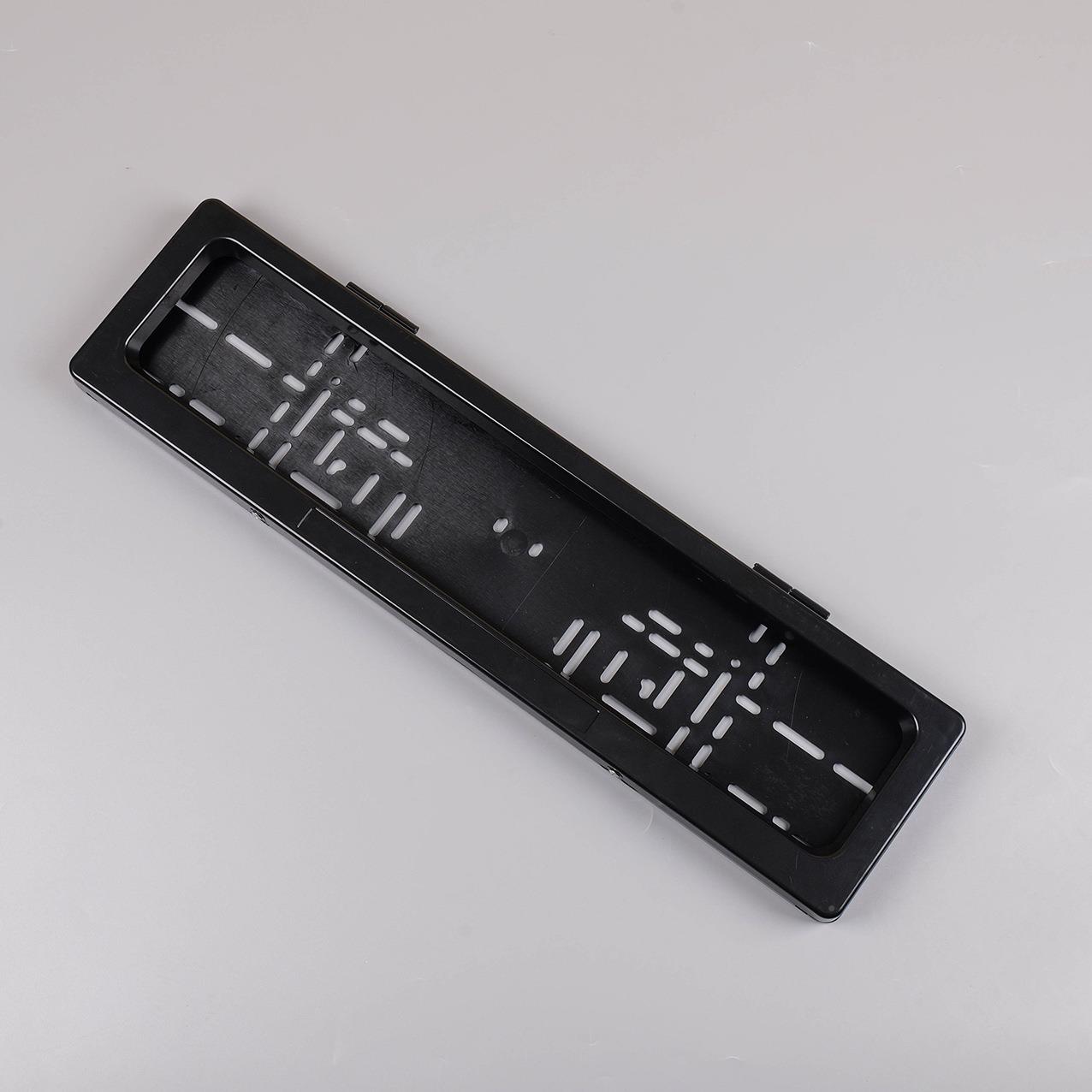 碳纤11B维车牌欧规塑料窗帘牌架牌套照框AS塑料底盘改装车牌托