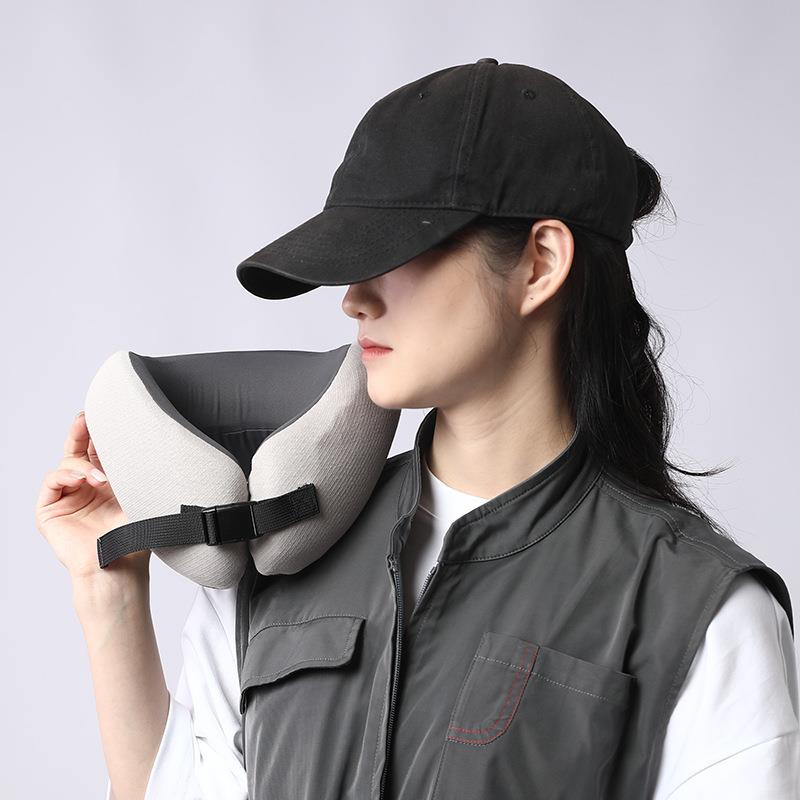 双记枕忆棉U型层支撑午睡颈枕脖枕车用旅枕行轻便双核便携飞机U形